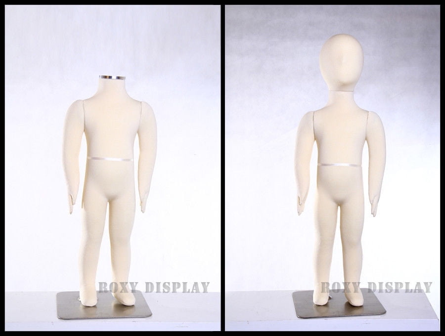 Hgt 33.5" Flexible arms,ull body boy girl manikins-R3 Two same child Mannequins 