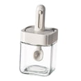 thumbnail image 2 of yuksok Seasoning Jar Clear Storage Jar Multifunction Container with Cover Spice Jar Gray, 2 of 9