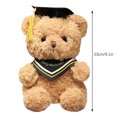 thumbnail image 2 of Matoen Graduation Bear Class of 2024 Graduation Plush 9 Inch Graduation Bear Gift Kindergarten Graduation Stuffed Graduation Doll with Diploma and Sash, 2 of 3