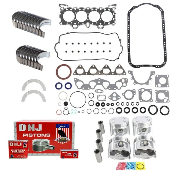 DNJ EK295 Engine Rebuild Kit Fits Cars & Trucks 1992-1995 Honda Civic 1.5L SOHC L4 8V 1493cc D15B8