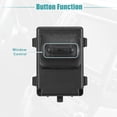 thumbnail image 3 of Front Passengers Side Master Power Window Switch for Dodge Dakota 2000-2004 56007695AC Black, 3 of 7
