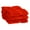 Red, variant on Premium Egyptian Cotton Highly Absorbent Assorted 6-Piece Plush Towel Set - 13" x 13"