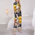 thumbnail image 4 of Lsque Pikmin Pattern Long Sleeve Pajama Set for Women - Soft 2-Piece Sleepwear and Loungewear Set with Pockets, Comfy Nightwear, 4 of 8