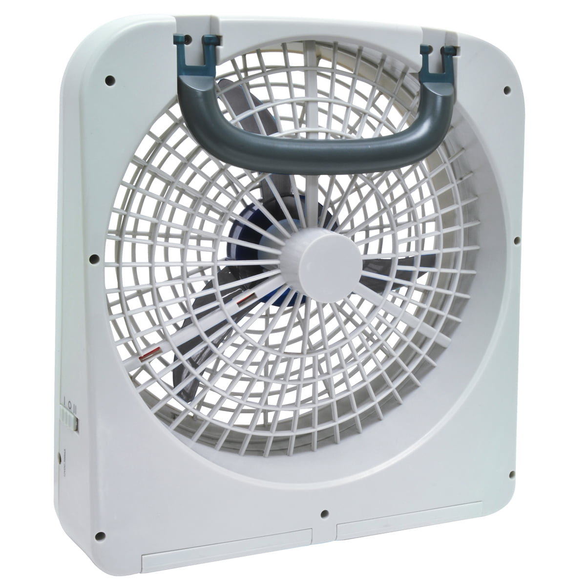 RoadPro Dual Power 12 Volt Plug In Car and RV 10 Inch 2 Speed Portable Fan