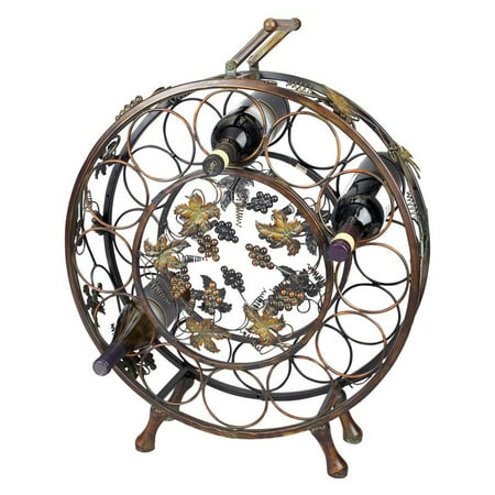 Aspire Home Accents Wine Rack with Grape Vine