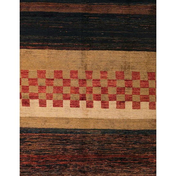 Ahgly Company Machine Washable Indoor Rectangle Abstract Red Fox Red Area Rugs, 5' x 8'