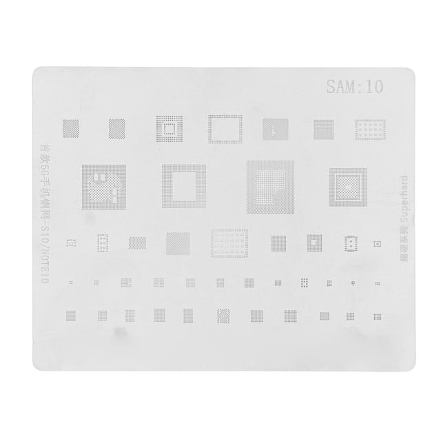 Plantilla de reballing, plantilla de reballing, plantilla de reballing para retrabajo de CPU, red de reballing de acero inoxidable, valor excepcional
