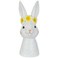 thumbnail image 2 of Northlight Easter Bunny Bust with Daisy Flower Crown - 9" - White, 2 of 6