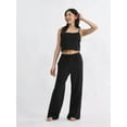 thumbnail image 2 of No Boundaries Jersey Sleep Henley Cami, Women's XXS-3X, 2 of 5