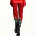 thumbnail image 2 of Roncen Roncen Women's Christmas Printed Yoga Leggings - Stretchy High-Waisted Casual Pants for Holiday & Workout, 2 of 7