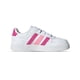 thumbnail image 2 of Tenis Casual Adidas Breaknet 20 EL Blanco/rosa HP8966 para Niña 21.5 cm, 2 of 4