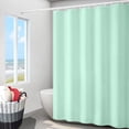 thumbnail image 5 of SSKDBFJG Shower Curtain Lining Fabric Solid Color Blackout Shower Curtain, Washable, Shower Curtain, Window Curtain with Grommet Hooks 36" W x 72" H Green, 5 of 5