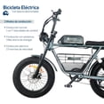 thumbnail image 2 of Bicicleta Eléctrica Bluelander Velocidad Máxima 51 km/h Potencia del Motor 750W Batería 48V, 2 of 5
