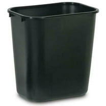 2PK Rubbermaid 7 gal. Black Commercial Wastebasket