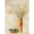 thumbnail image 2 of Renee 24x32 Black Ornate Wood Framed with Double Matting Museum Art Print Titled - Grass in vase I, 2 of 4