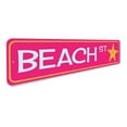thumbnail image 3 of Beach Street Novelty Sign, Metal Wall Decor - 4x18 inches, 3 of 4