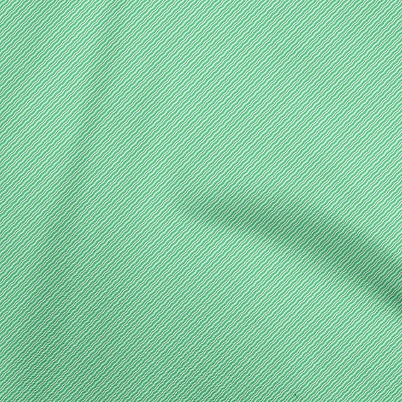 oneOone Polyester Spandex Green Fabric Diagonal Quilting Supplies Print Sewing Fabric By The Yard 56 Inch Wide
