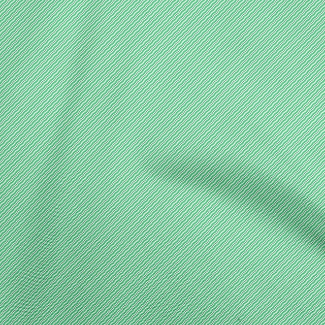 oneOone Georgette Viscose Green Fabric Diagonal Craft Projects Decor Fabric Printed By The Yard 42 Inch Wide