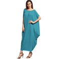 thumbnail image 1 of Robe Maxi Harem à Manches Courtes pour Femmes, 1 of 7
