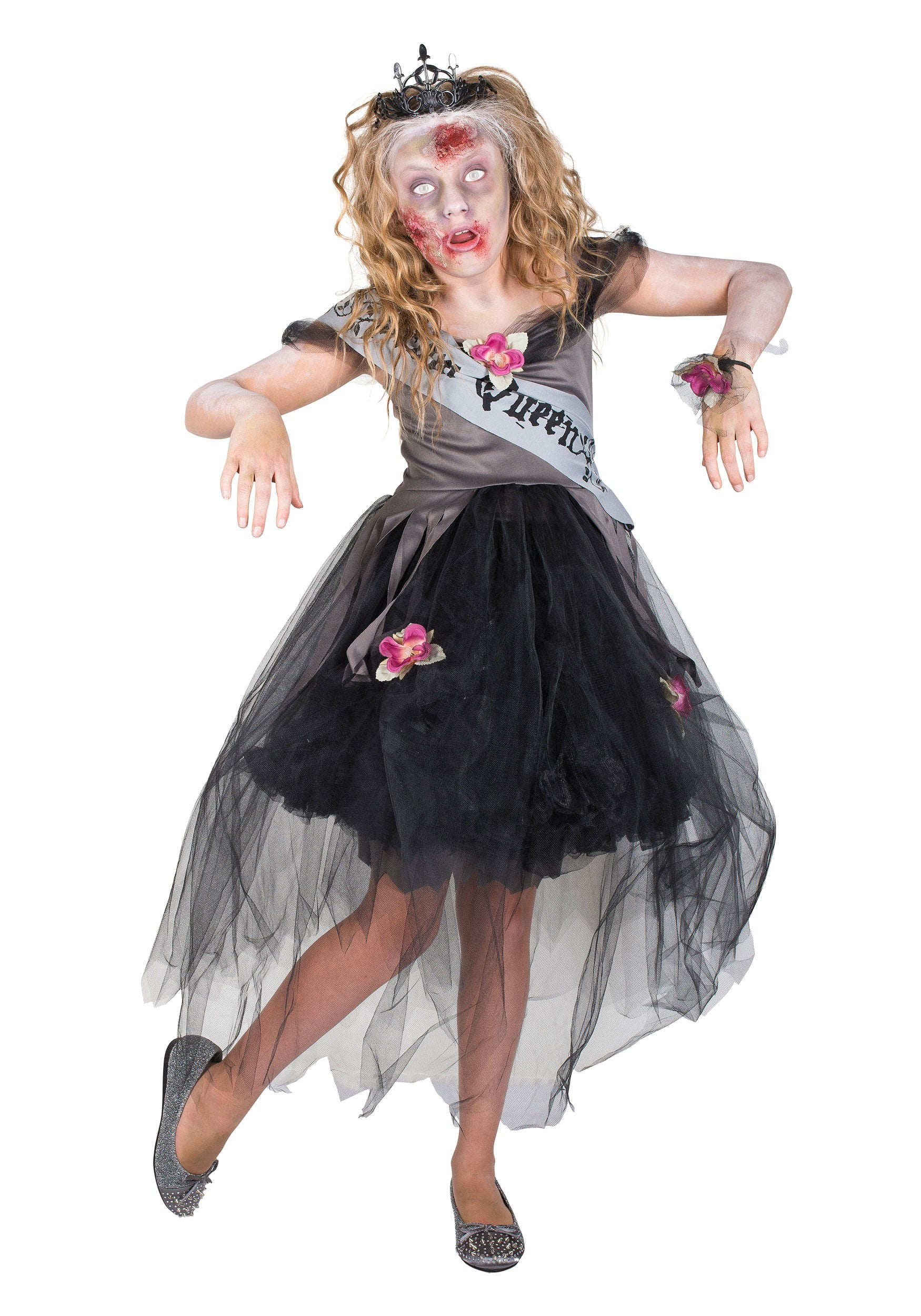 Zombie Prom Queen Costume for Girls - Walmart.com - Walmart.com