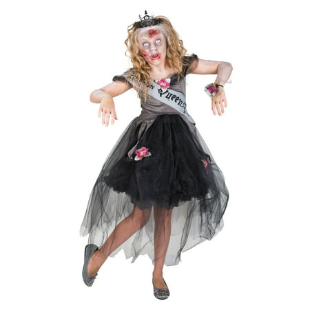 Zombie Girl's Prom Queen Costume