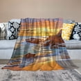 thumbnail image 2 of Pratyus Impressionist Painting Flannel Throw Blanket for Bed Couch Sofa Chair All Seasons Comfort Long-Lasting Hand Feel Blanket 50x60in, 2 of 6