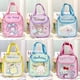 thumbnail image 2 of Bolsa de almuerzo de Hello Kitty Sanrio Kawaii Kuromi Melody Pachacco con patrón de dibujos animados, bolsa Bento portátil multifuncional de gran capacidad, 2 of 4