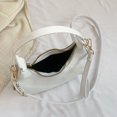 thumbnail image 2 of Bolso bandolera con patrón de cocodrilo Bolso de hombro de mujer de cuero PU para el trabajo (blanco) Ehuebsd Para Estrenar, 2 of 9
