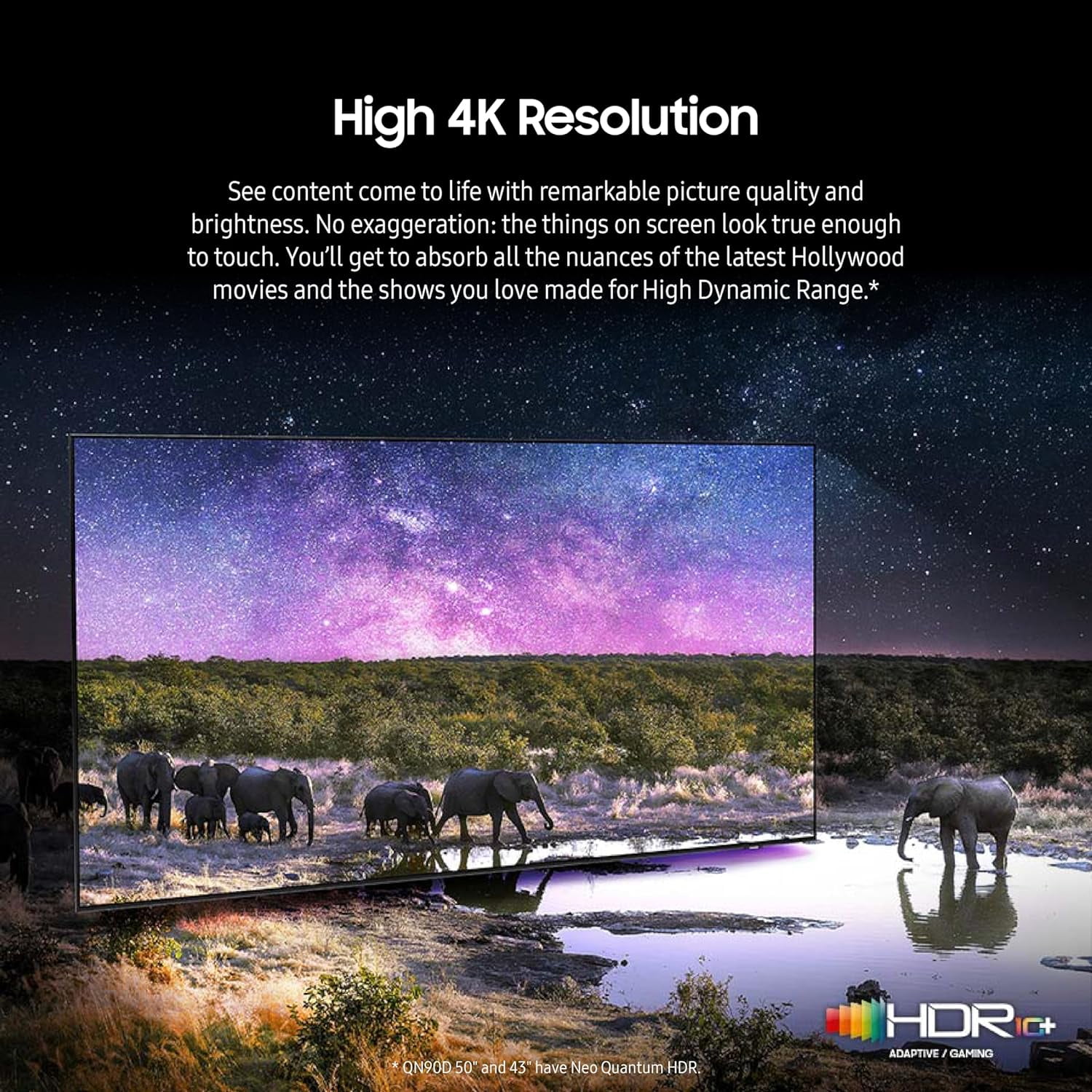 Samsung QN98QN90DAFXZA 98 Inch Neo QLED TV with 4K AI Upscaling and 5 Year Amber Protection Plan (2024)