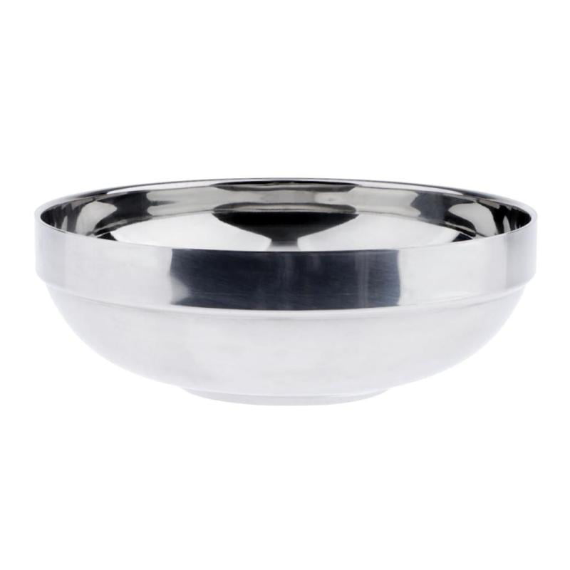 1xStainless Steel Bowl For Noodle Udon Ramen Rice Double Insulated Dish With Lid