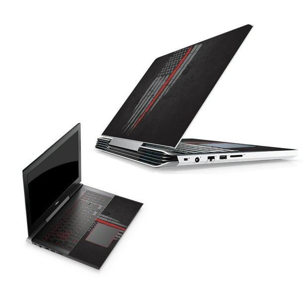 Skin Decal Wrap For Dell G5 15 Gaming Laptop Sticker Thin Red Line Walmart Com Walmart Com