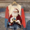 thumbnail image 2 of Women's Ugly Christmas Sweatshirt Funny Xmas Tree Graphic Long Sleeve Round Neck Loose Holiday Pullover Shirt, 2 of 6