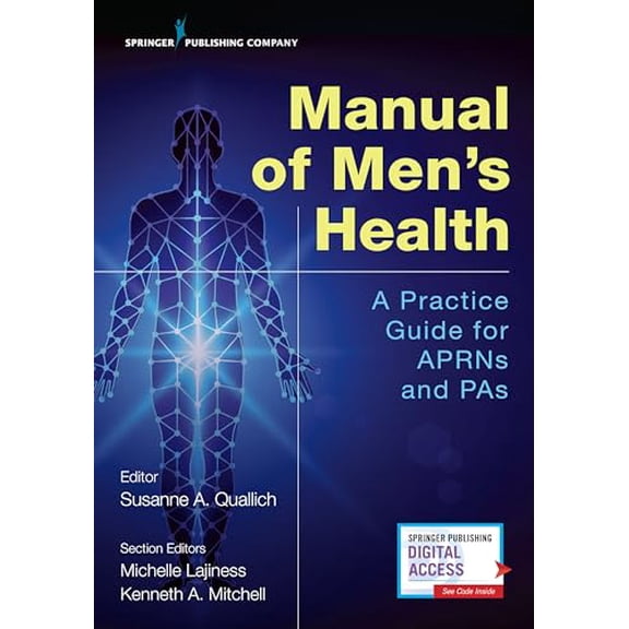 Pre-Owned Manual of Mens Health: Primary Care Guidelines for APRNs & PAs, 9780826191137, 0826191134, Paperback, First Edition edition