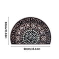 thumbnail image 3 of Tapis Demi-Cercle pour Porte d'Entrée Extérieur Tapis de Bienvenue Tapis d'Extérieur Tapis d'Entrée Extérieur Tapis de Porte d'Entrée, 3 of 8