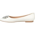 thumbnail image 7 of Journee Women's Renzo Pointed Toe Ballet Dress Flat with Jeweled Brooch, Widths Available, 7 of 7