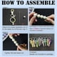 thumbnail image 4 of 30 Pcs Beadable Keychain Bars Bulk Blank Cute Keychains Bar, 4 of 5