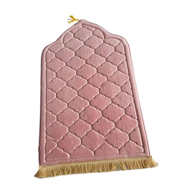 Alfombrilla de oración portátil Toystoory Alfombra de suelo coleccionable Rosa 65 cm x 110 cm
