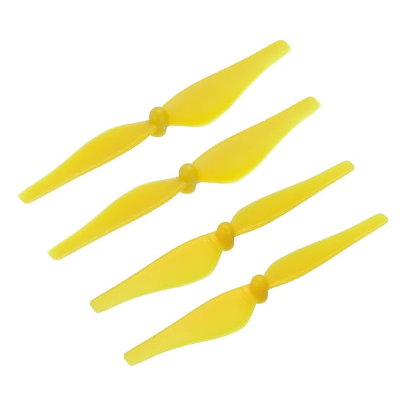Uxcell RC Propellers Blade Prop 2 Vane 7.6cm Dia Plastic Yellow Low-Noise RC Airplane DIY Aircraft Drone
