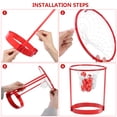thumbnail image 2 of EeaseMX VORCOOL - Pelota de baloncesto con diadema para niños, ideal como juguete para fiestas al aire libre (rojo), 2 of 7