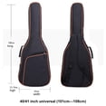 thumbnail image 4 of Matsuzay Bolsa gruesa para guitarra, doble correa para el hombro, caja transpirable de tela Oxford para guitarra, bolsa acolchada para guitarra de 10mm, Cables de audio/vídeo No.1, 4 of 6