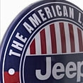 thumbnail image 4 of American Art Decor Licensed Jeep 4 X 4 Dome Metal Sign (15") - Room Decor for Bar, Man Cave, Garage, Game Room & More, 4 of 5