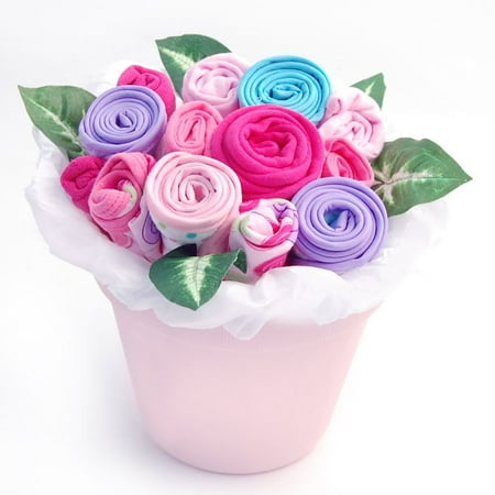 Nikki's Baby Outfit Blossom Gift Pail