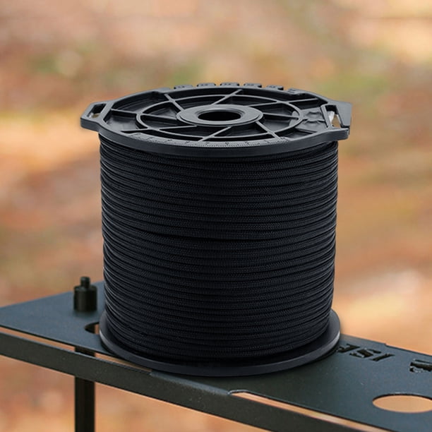Cuerda De Paracaídas Cuerda de paracaídas Cuerda de paracaídas al aire libre Supervivencia Paraguas Carpa Cordón (Negro) Sywqhk Para Estrenar