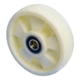 thumbnail image 2 of vortess Roulements Doubles pour Volant de Transpalette Hydraulique Manuel, Roue en Nylon Blanche Silencieuse et Facile, 2 of 9