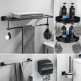 thumbnail image 3 of Wall-Mounted Toilet Paper Holder - Toilet Paper Roll Box for Toilets, 3 of 4
