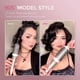 thumbnail image 4 of TYMO Cepillo térmico redondo calentado – STYLUX cepillo soplador con tecnología Flexi-Fit para alisar el cabello, herramientas de peinado, alisador y rizador 2 en 1, doble voltaje, rápido y fácil, dor, 4 of 5