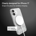 thumbnail image 5 of ZAGG Clear Snap with Kickstand - Apple iPhone 17 Clear Case with MagSafe and Built-In Kickstand, 5 of 18