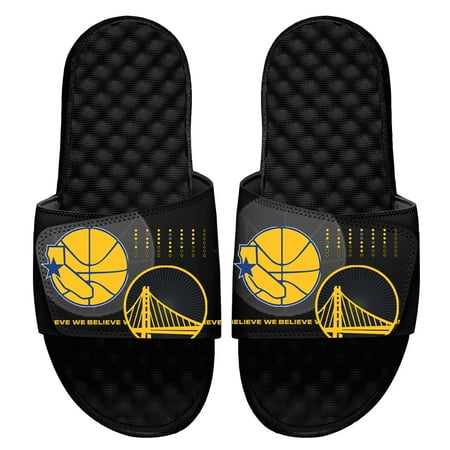 

Men s ISlide Black Golden State Warriors 2021/22 City Edition Jersey Slide Sandals