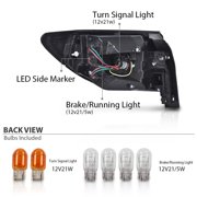 CROSSDESIGN Tail Light Fit for 2013-2016 Chevrolet Traverse