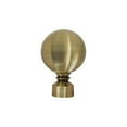 thumbnail image 3 of Versailles LX01 Ball Finial Rod Set - 86x144", Antique Brass/Brushed Brass, 3 of 7